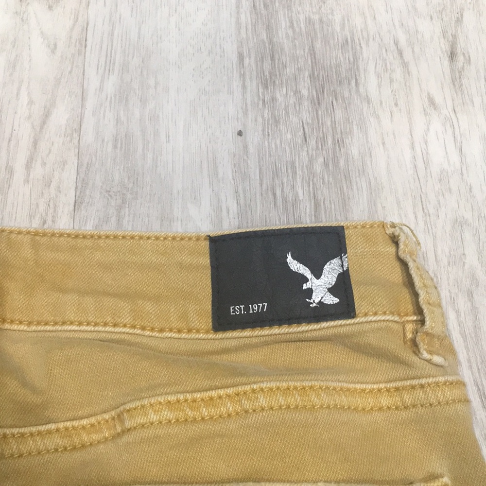 American Eagle Mustard Jegging Crop - Picture 8 of 10